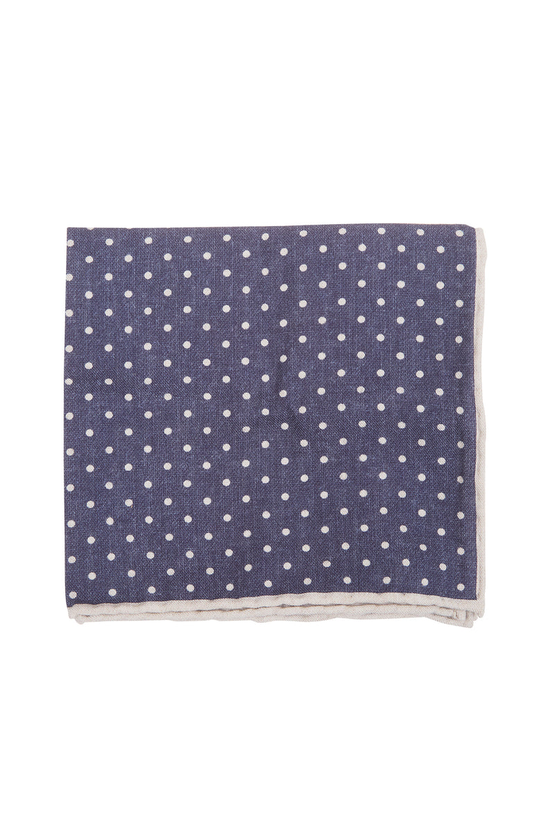 POCHETTE LANA COTONE POIS