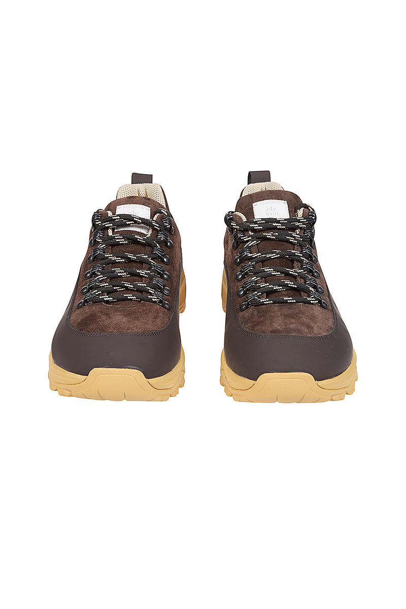 SCARPA SUEDE E PELLE GOMMATA