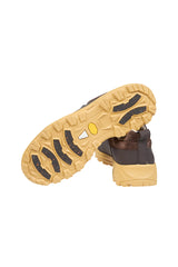 SCARPA SUEDE E PELLE GOMMATA