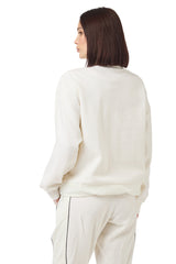 HIGH NECK SWEATSHIRT WITH INSERTS