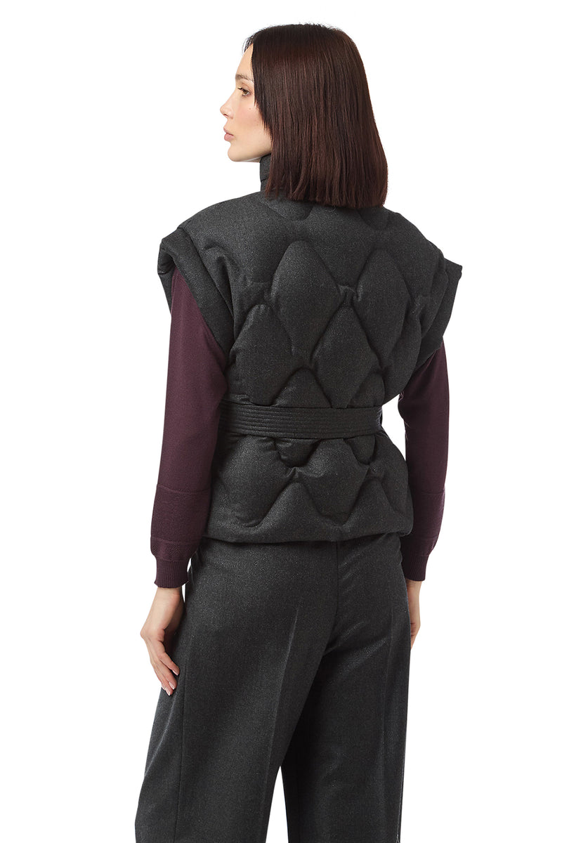 GILET LANA LUREX