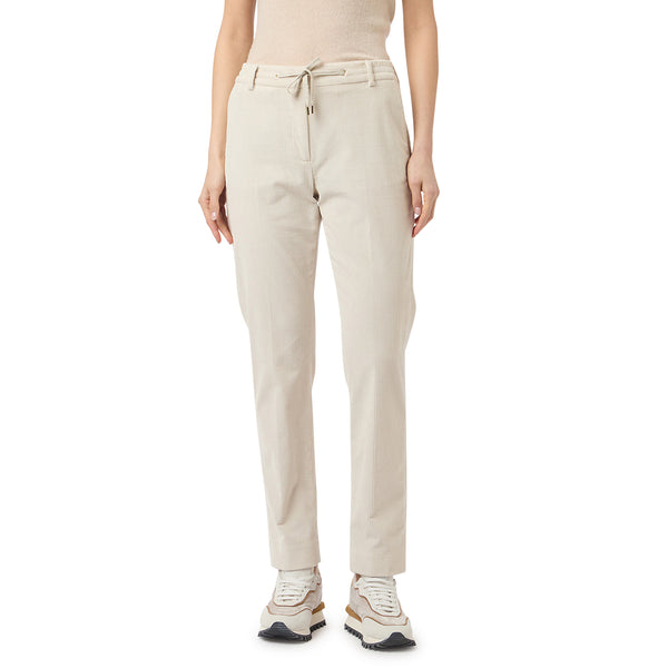 PANTALONE VELLUTO COTONE A COSTE