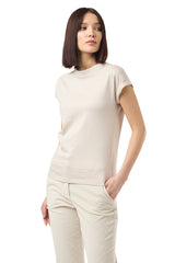 CREW NECK T-SHIRT WITH GROOVE