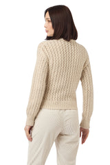MAGLIA FULL ZIP ALPACA LANA