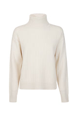 RIBBED TURTLENECK SWEATER