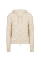 MAGLIA FULL ZIP LANA CASHMERE ALPACA