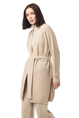 RIBBED KNIT CARDIGAN