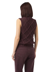 SLEEVELESS SWEATER