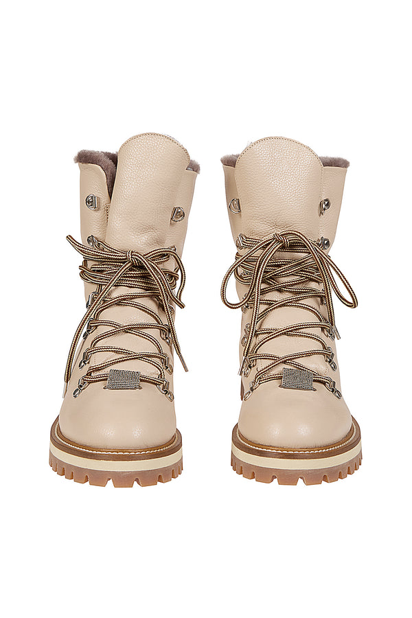 STIVALETTO PELLE BOVINA VITELLO CON MONTONE