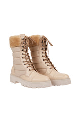 STIVALETTO PELLE BOVINA VITELLO CON MONTONE