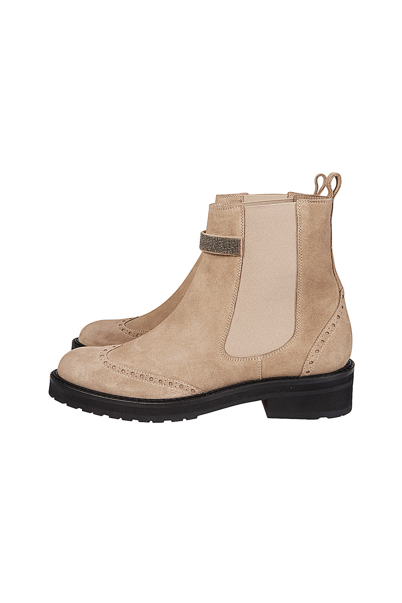 STIVALETTO CAMOSCIO VITELLO