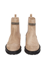 STIVALETTO CAMOSCIO VITELLO