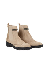 STIVALETTO CAMOSCIO VITELLO