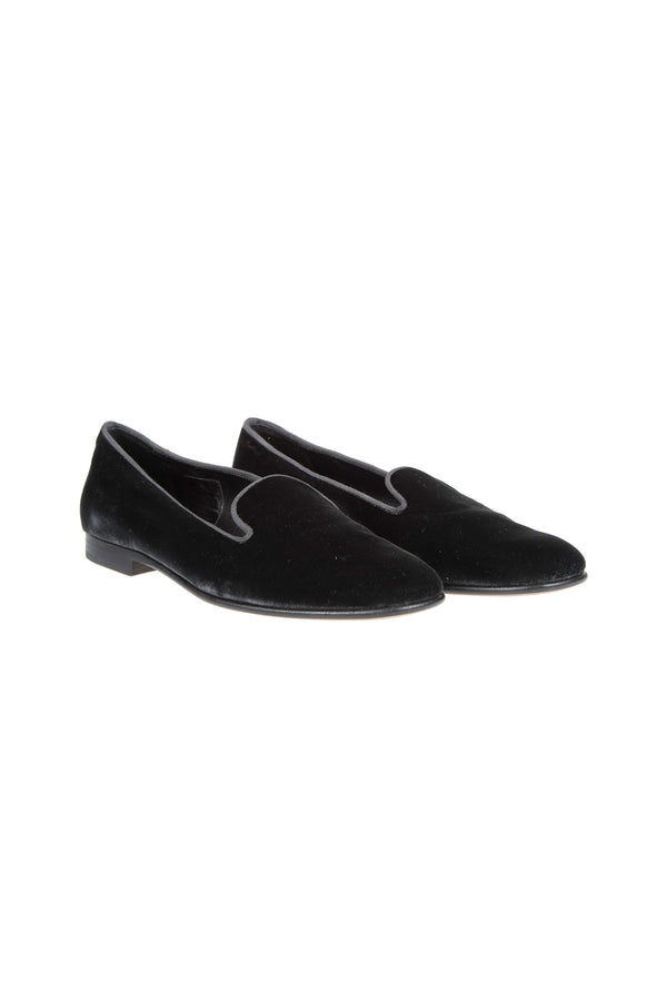 MOCASSINO VELLUTO CON STRASS