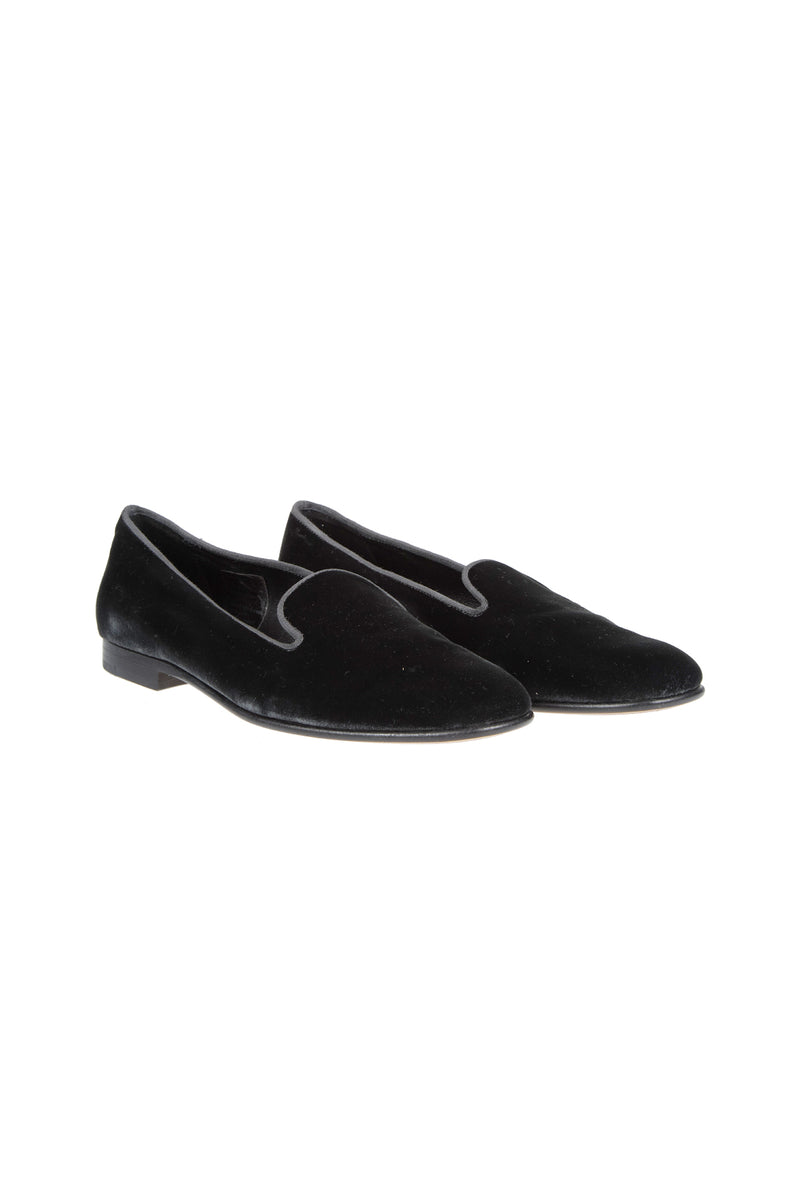MOCASSINO VELLUTO CON STRASS