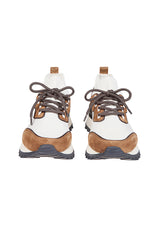 SNEAKERS MAGLIA E PELLE