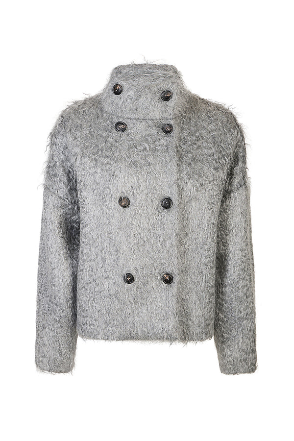 SHORT DOUBLE BREASTED COAT