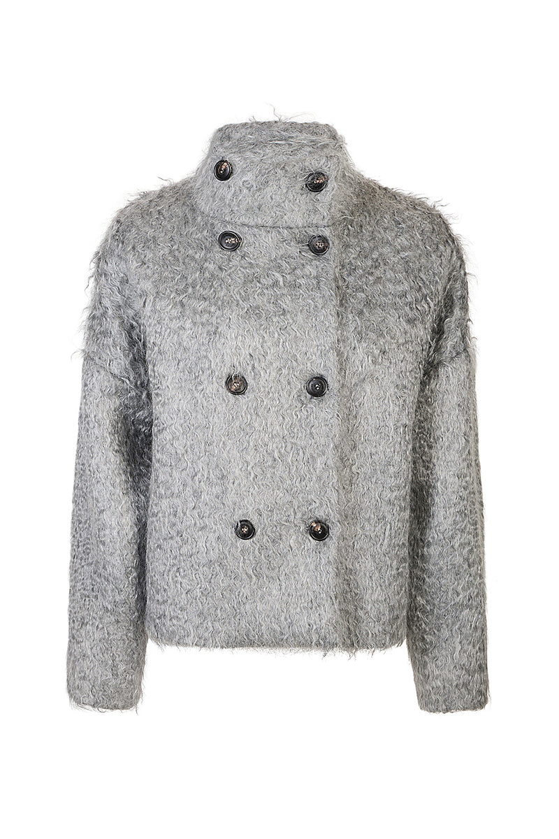 SHORT DOUBLE BREASTED COAT