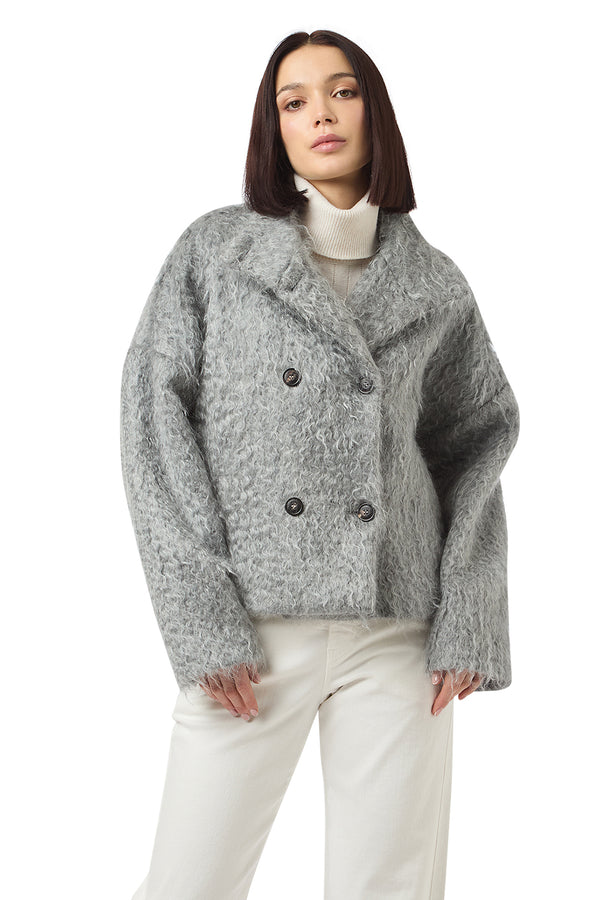 SHORT DOUBLE BREASTED COAT