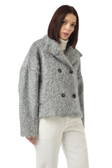 SHORT DOUBLE BREASTED COAT