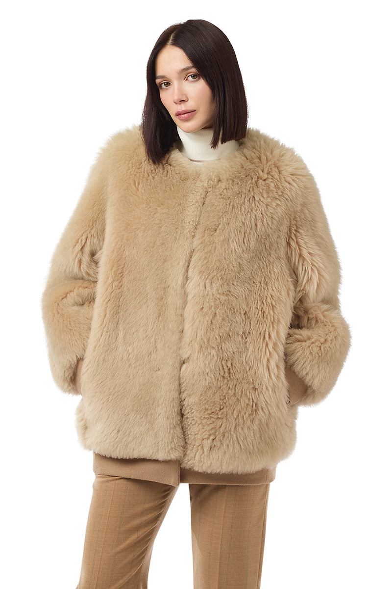 BOMBER IN SHEARLING SHEARLING + LANA