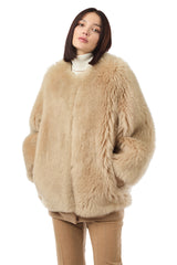 BOMBER IN SHEARLING SHEARLING + LANA