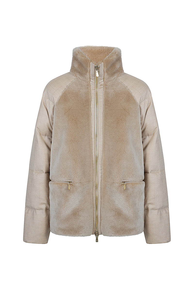 BOMBER IN SHEARLING SHEARLING + LANA