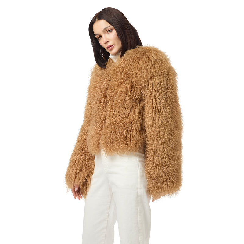 GIUBBINO PELLICCIA MONGOLIA