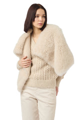 GILET ALPACA CON INTERNO IN MAGLIA