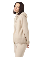 FULL ZIP TIPPING SWEATER