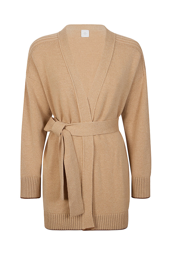 CARDIGAN CASHMERE CON TIPPING