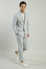 ABITO DOPPIOPETTO LANA COTONE SETA