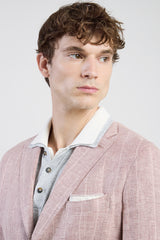 ABITO MONOPETTO LINO CASHMERE SETA