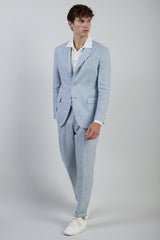 SINGLE-BREASTED LINEN SUIT