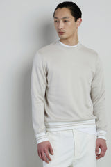 GIZA COTTON CREW NECK SWEATSHIRT