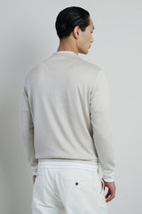 GIZA COTTON CREW NECK SWEATSHIRT