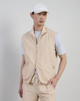 GILET TESSUTO TECNICO E SETA