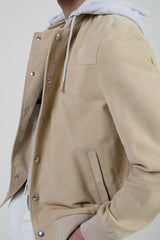 GIUBBINO SUEDE E JERSEY