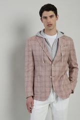 GIACCA MONOPETTO LINO CASHMERE SETA