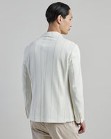 SINGLE-BREASTED COTTON LINEN JACKET