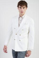 GIACCA DOPPIOPETTO LINO COTONE TENCEL