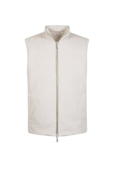 GILET REVERSIBILE SUEDE E JERSEY COSTA INGLESE