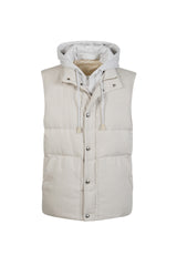 GILET BIMATERICO SETA E JERSEY COSTA INGLESE