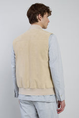 GILET SUEDE