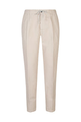 COTTON LINEN PLAIN TROUSERS