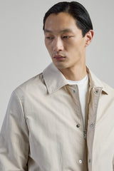 COTTON AND SILK PARKA