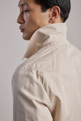 COTTON AND SILK PARKA