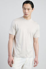 T-SHIRT GIROCOLLO COTONE JERSEY