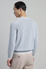 CREW NECK COTTON SWEATER