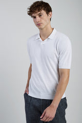 POLO IN MAGLIA LINO E COTONE